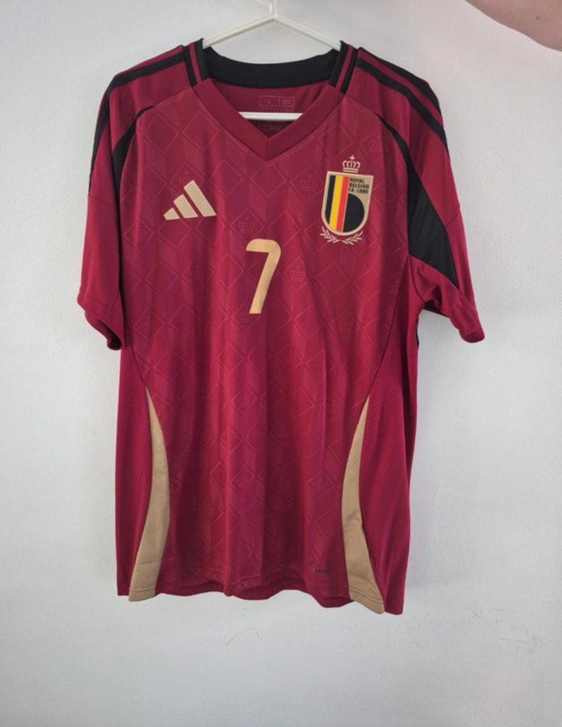 Origineel WK t-shirt Belgie / Kevin de Bruyne, Sport en Fitness, Voetbal, Maat L, Ophalen, Zo goed als nieuw, Shirt