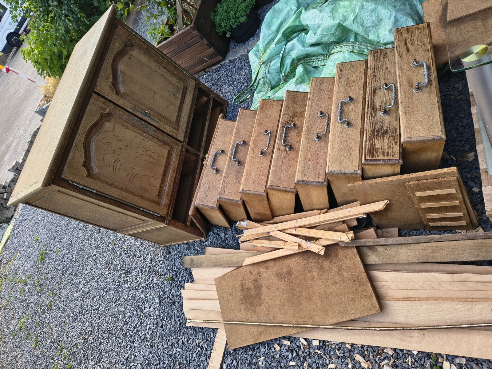 GRATIS Hout / oude kasten, Ophalen