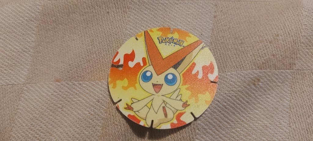 balles Flippo Pokemon Chiki Rares Victini Fine, Enlèvement ou Envoi, Flippos en vrac