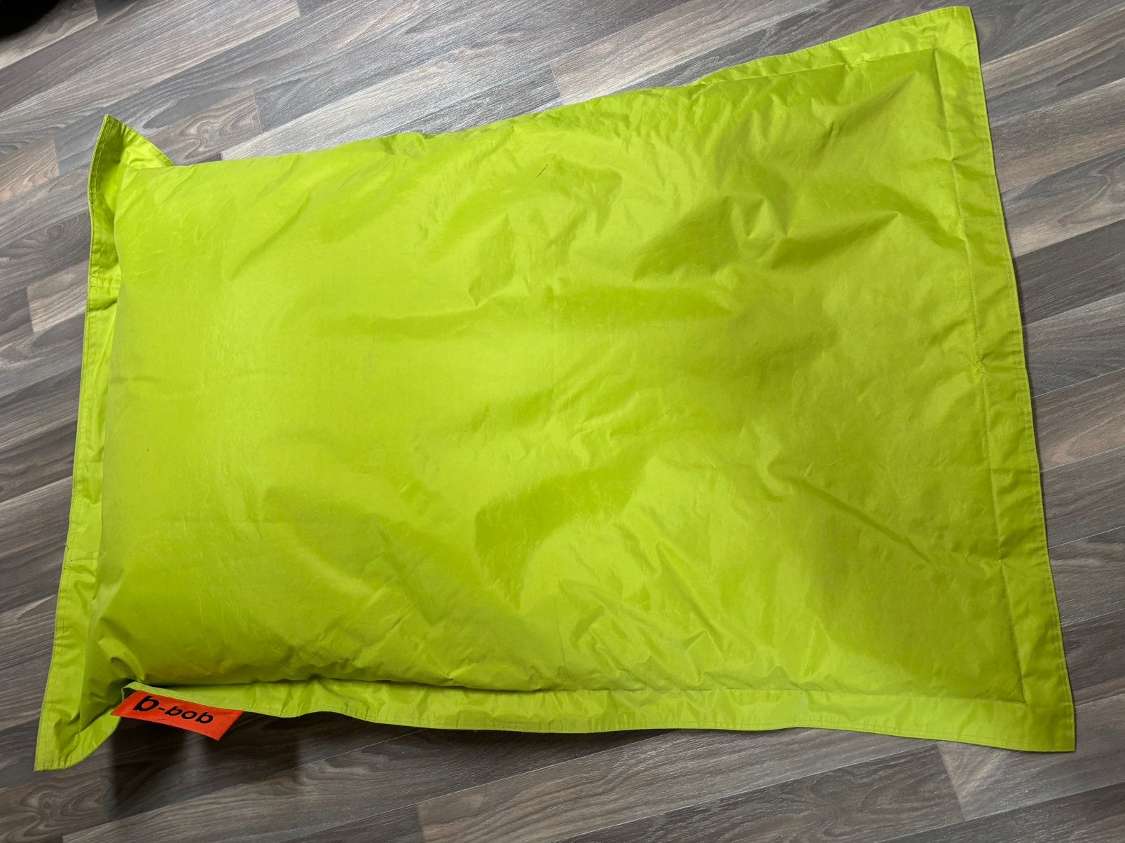Pouf géant B-Bob, Maison & Meubles, Sièges-poires, Enlèvement, Comme neuf, Vert, Pouf
