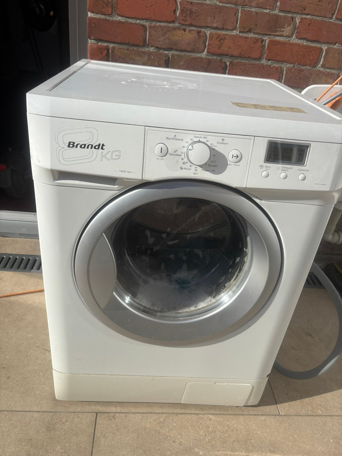 Wasmachine van 8 kg, Elektronische apparatuur, Ophalen, Zo goed als nieuw