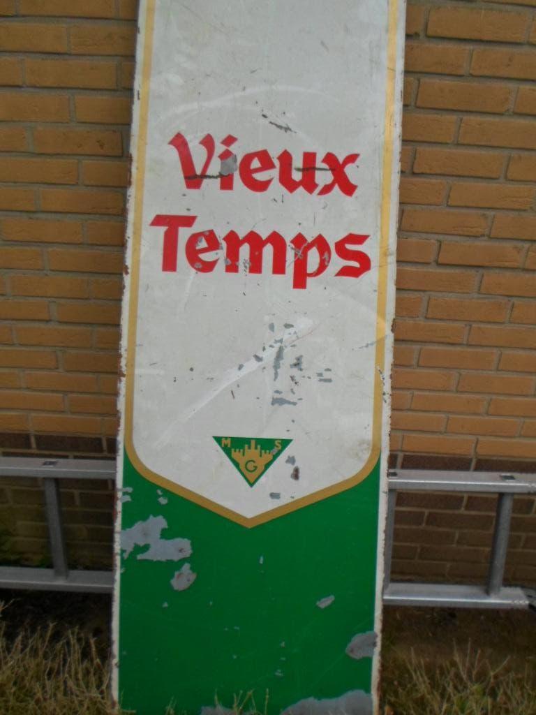 reclamebord, Ophalen, Gebruikt, Reclamebord