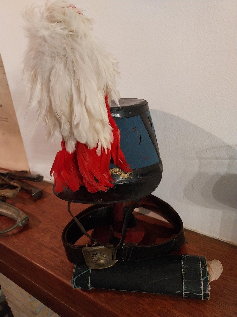 Shako École militaire Saint Cyr Mod 87, Enlèvement ou Envoi, Armée de terre, Casque ou Béret