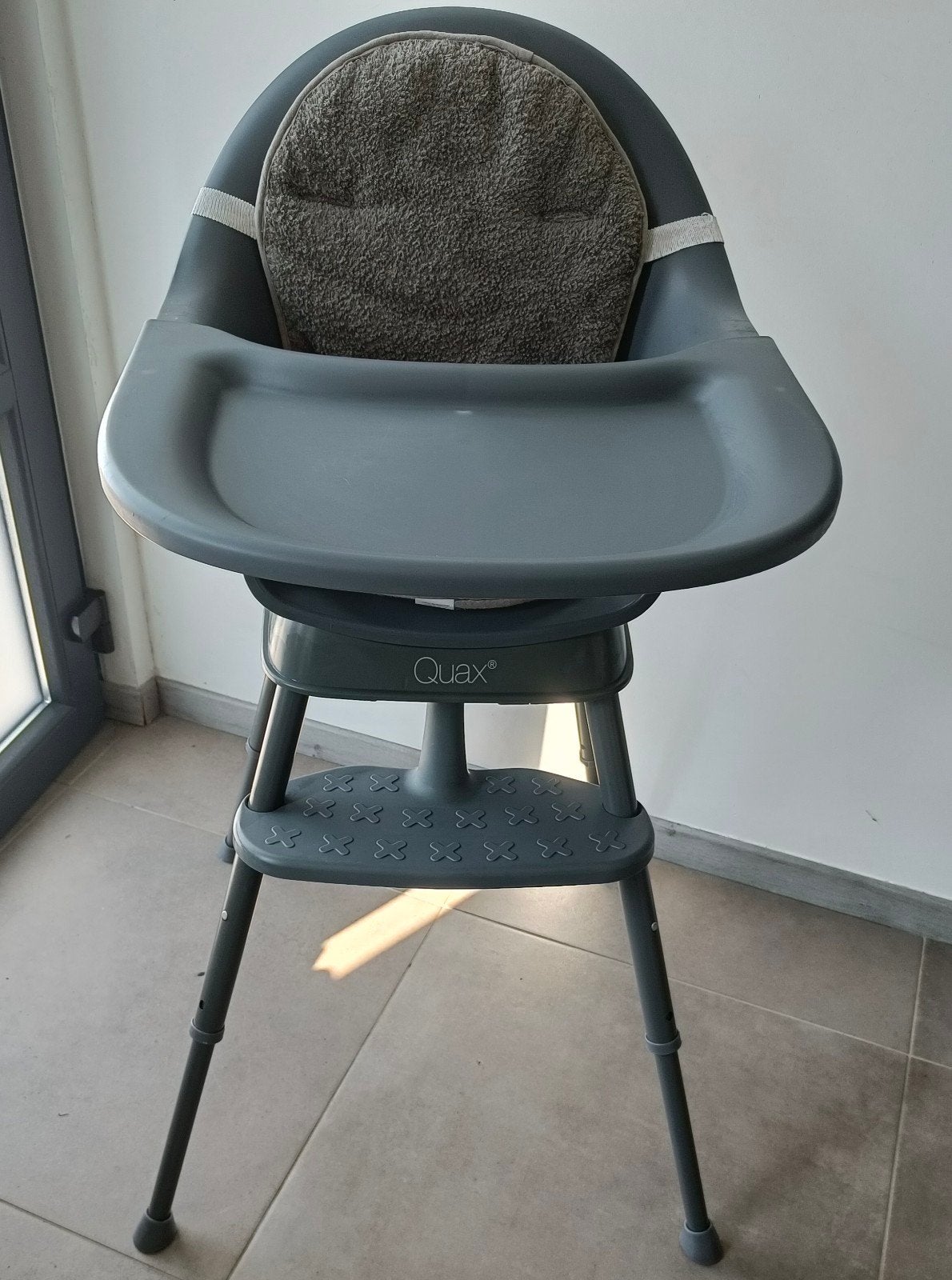 Quax eetstoel, Ophalen, Gebruikt, Afneembaar eetblad