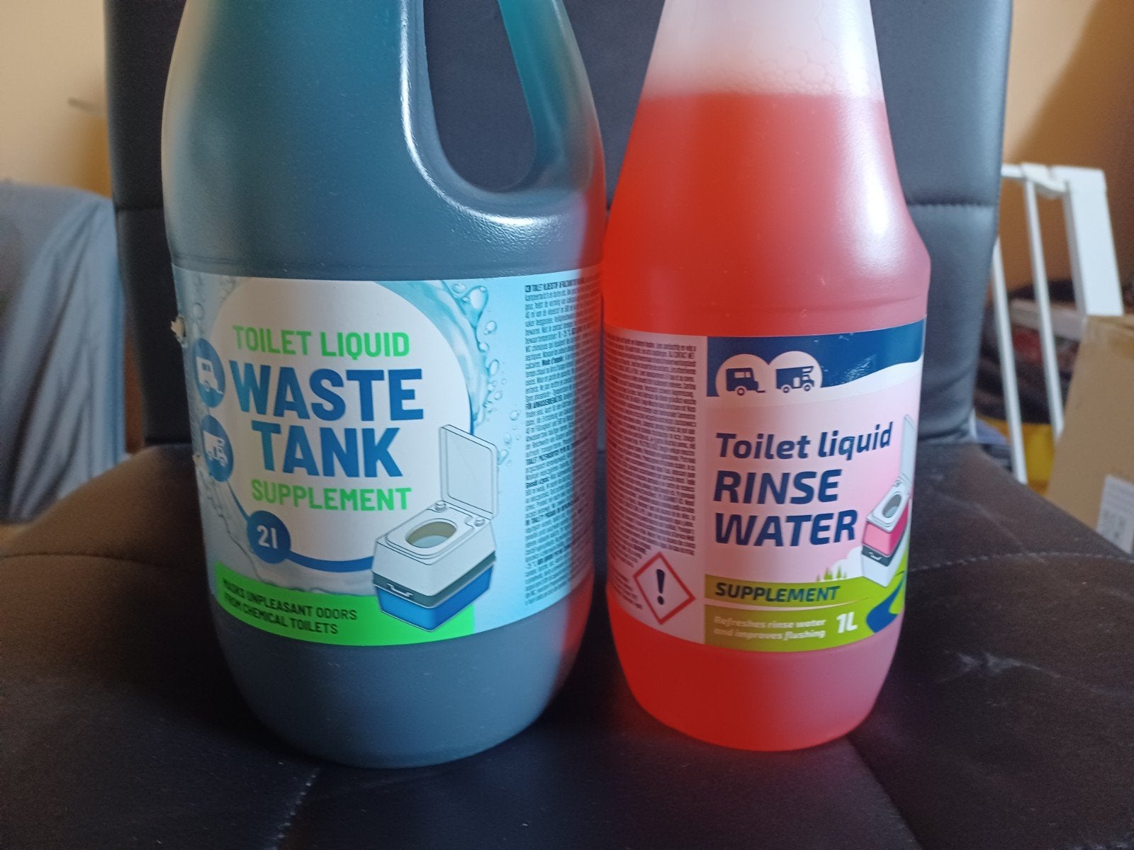 Produit pour wc de camping, Enlèvement