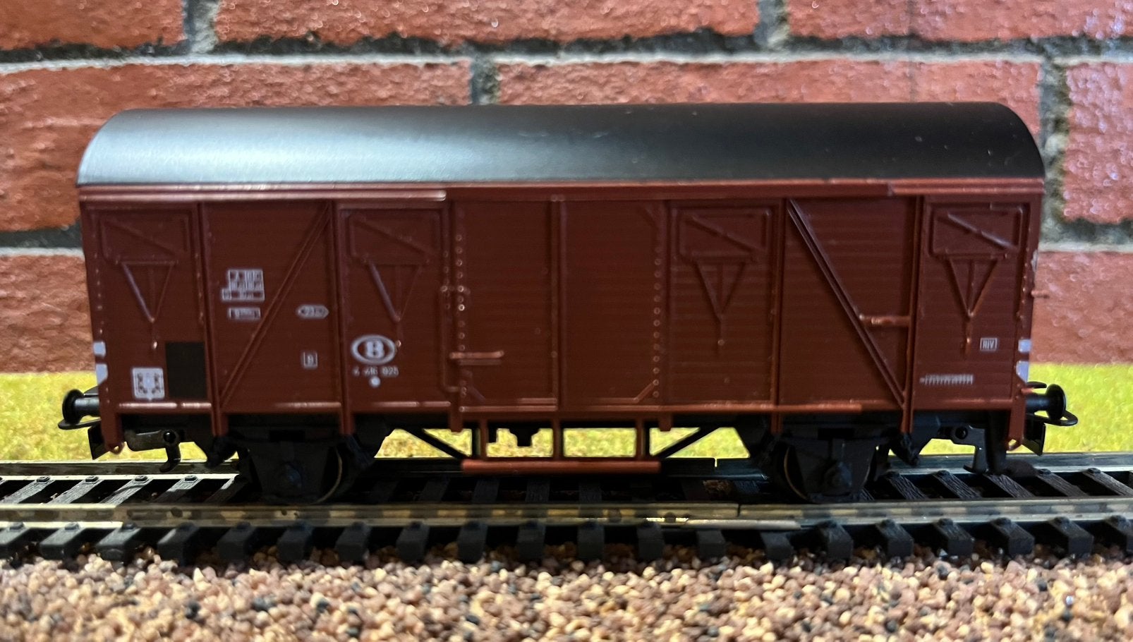 Marklin HO 44111 Wagon couvert SNCB Mint, Enlèvement ou Envoi, Courant alternatif, Wagon, Comme neuf