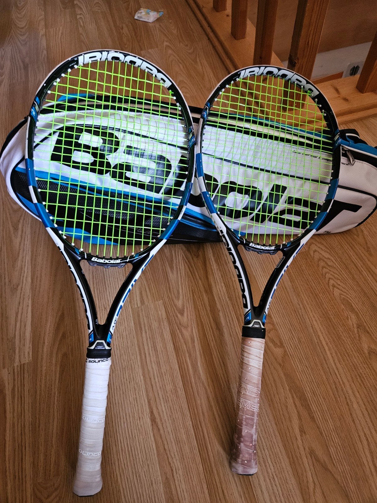 babolat rackets en tas, Sport en Fitness, Tennis, Gebruikt, Ophalen of Verzenden, L0, Racket