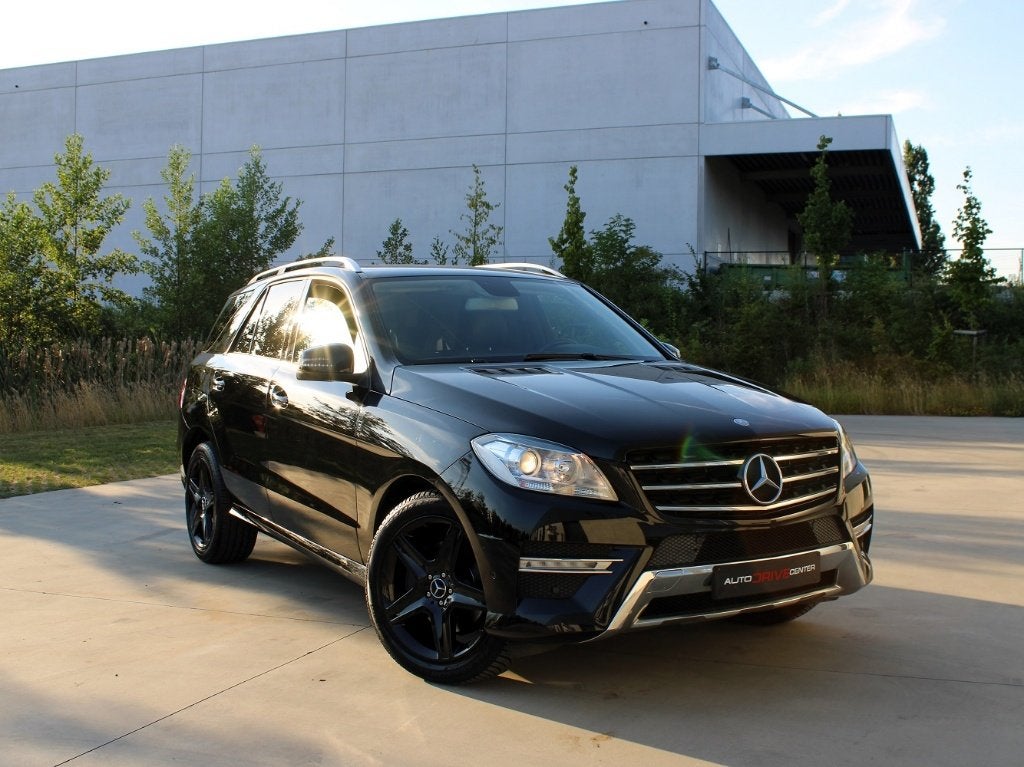 ✅Mercedes-Benz ML250d AMG-pack * 4matic * Navi * Leder * PDC, Auto's, Automaat, 4 cilinders, Zwart, Leder