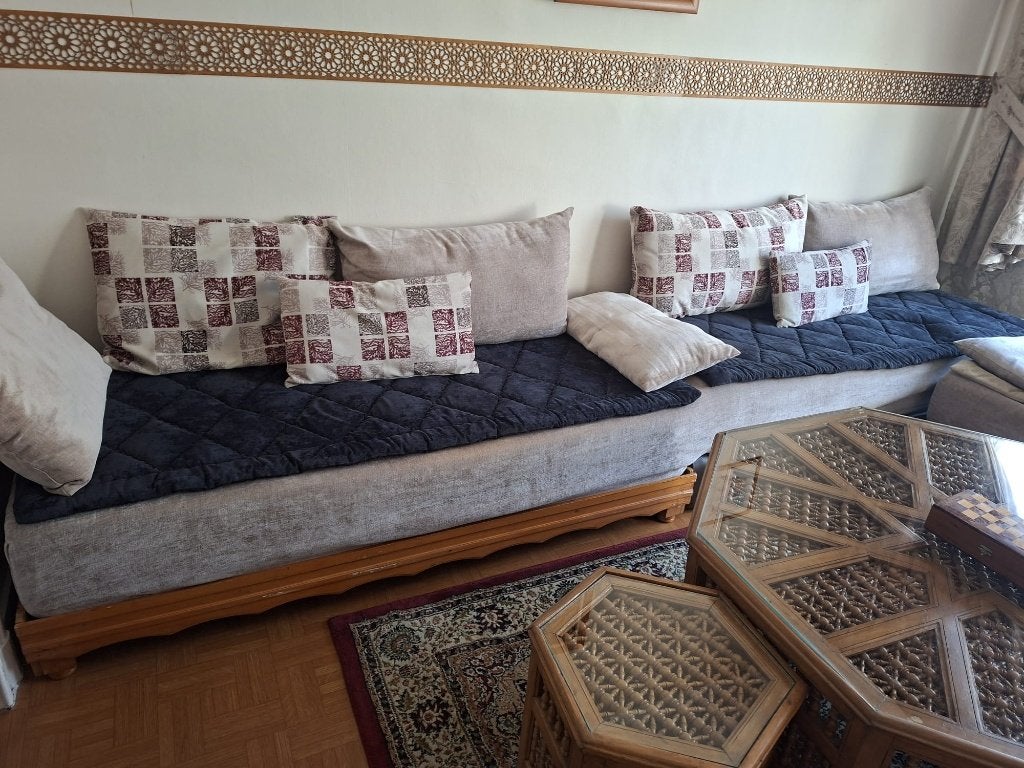 Salon marocain complet, Maison & Meubles, Enlèvement, Utilisé, Bois