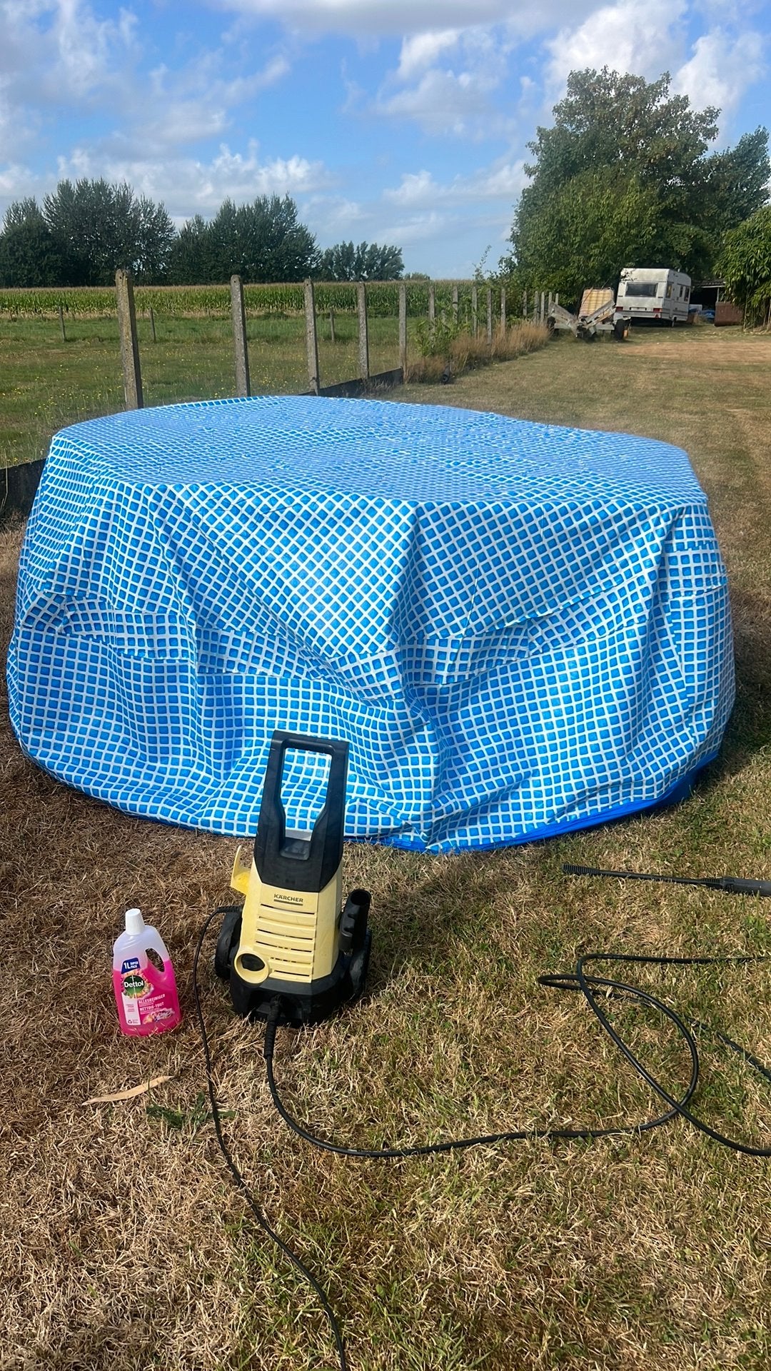 Zwembad intex 3m, Ophalen