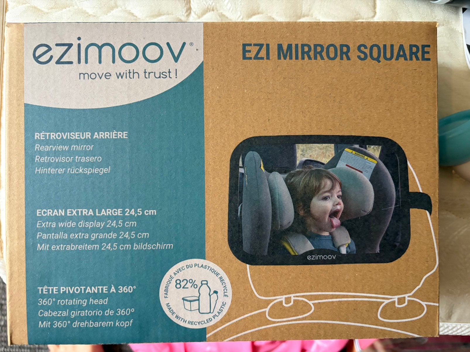 Ezi miroir voiture bébé, Ophalen, Zo goed als nieuw