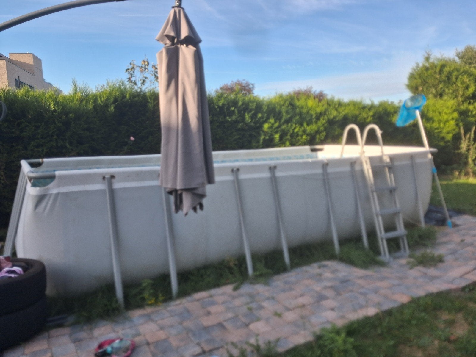 mooie zwembad bestway powersteel, Jardin & Terrasse, Piscines, Enlèvement