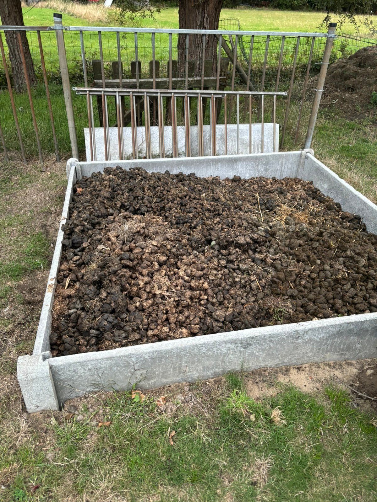 Gratis paarden mest, Enlèvement, Fumier