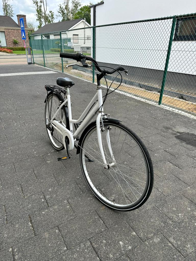 2de hands fiets wit, Ophalen, Gebruikt