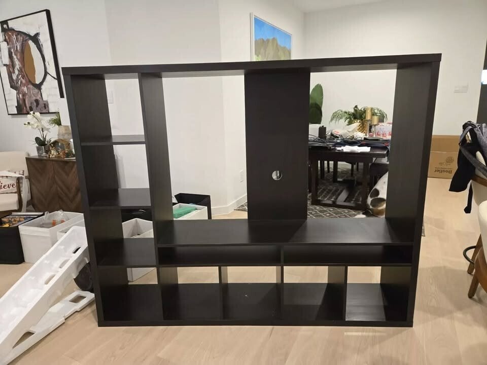 Meuble TV kallax Lappland Ikea noir brun, Ophalen