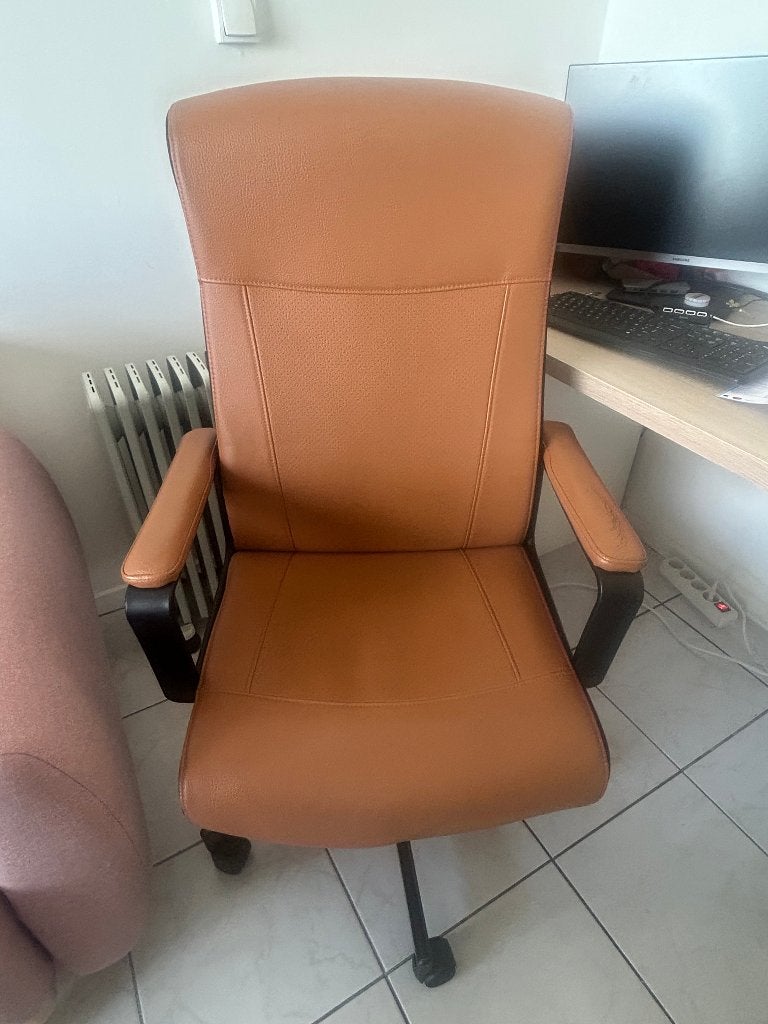 Chaise de bureau marron IKEA MILLBERGET, Comme neuf, Brun, Enlèvement, Chaise de bureau