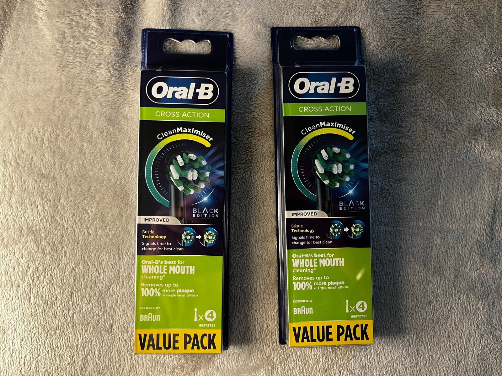 Oral-B Cross Action Black Edition – 8 Opzetborstels, Bijoux, Sacs & Beauté, Enlèvement ou Envoi, Comme neuf, Tête de brosse