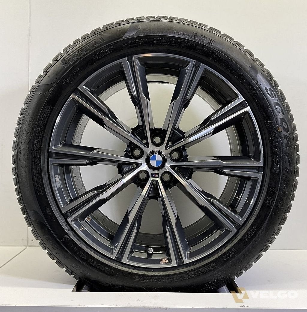 BMW X5 G05 EN X6 G06 BREEDSET VELGEN + WINTERBANDEN 20 INCH, Gebruikt, -, 275 mm, -