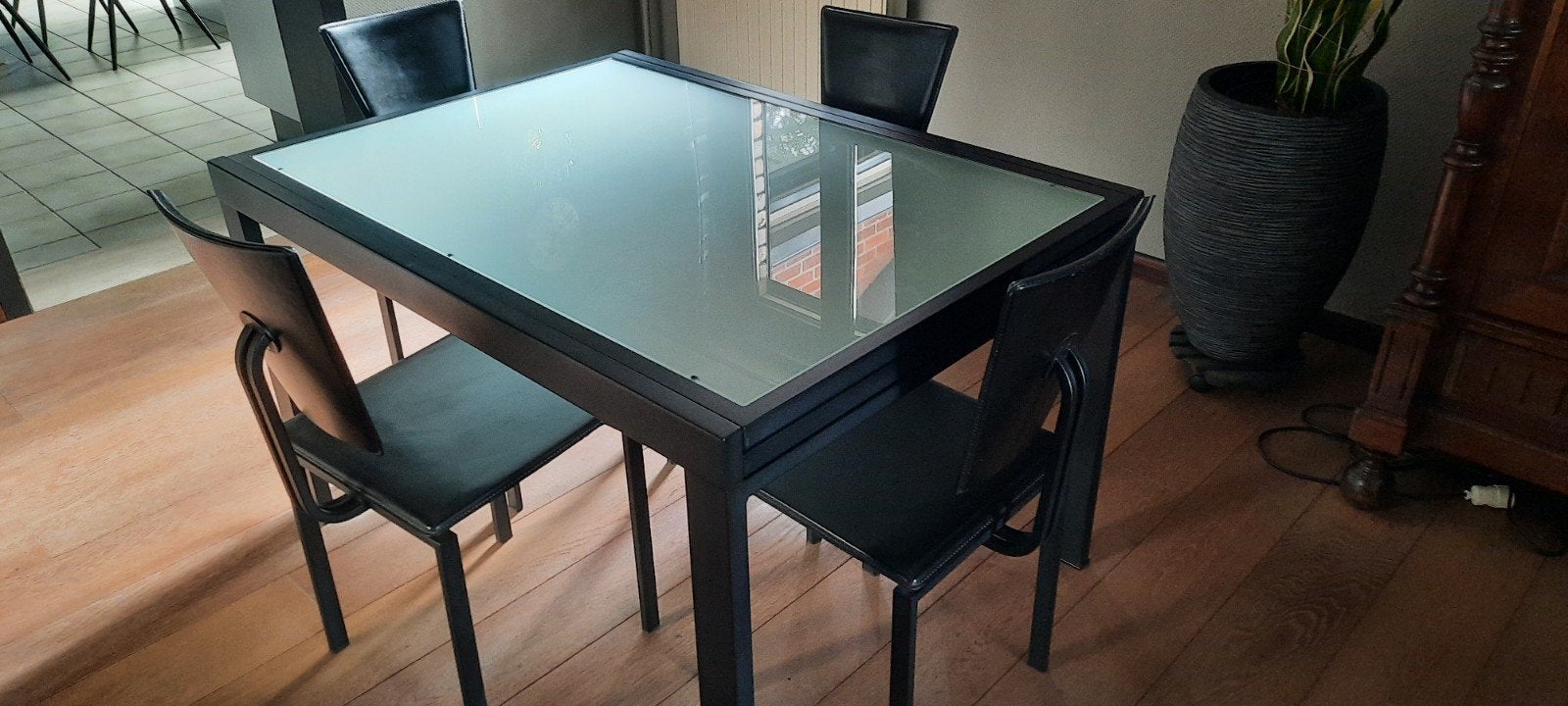 eetkamertafel met 4 stoelen, Enlèvement