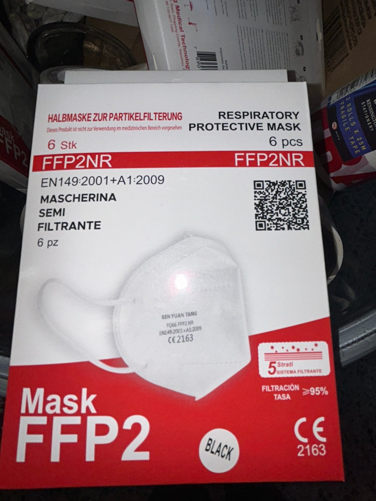 Lot mondmaskers ffp2, Ophalen, Nieuw