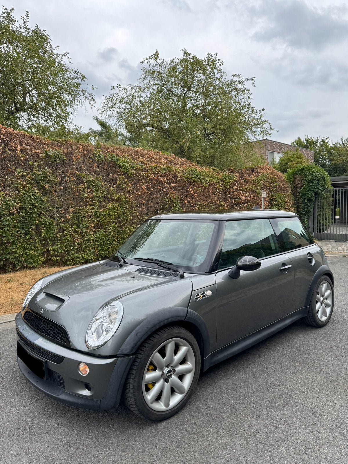Mini cooper S 1.6 benzine LPG 2003 190.000km, Autos, Cuir, Argent ou Gris, Achat, Entreprise
