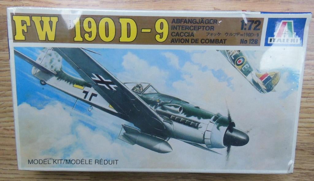 Focke Wulf 190D Italeri 1/72ième NEUF, Hobby & Loisirs créatifs, Modélisme | Avions & Hélicoptères, Neuf, Italeri, 1:72 à 1:144