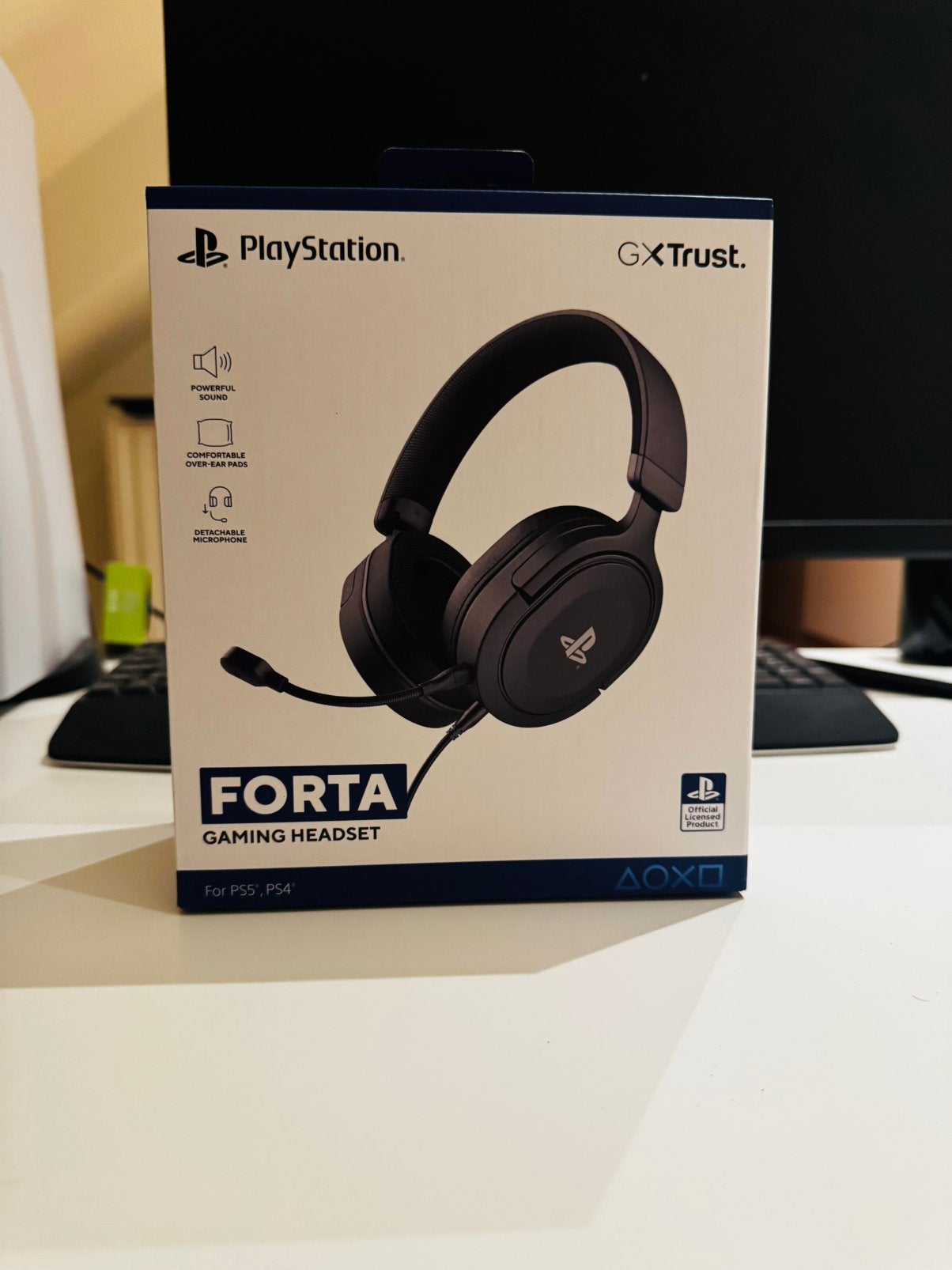 Gaming headset Trust Forta Gaming Headset PS5 / PS4, Ophalen, Gaming headset, Zo goed als nieuw, Bedraad