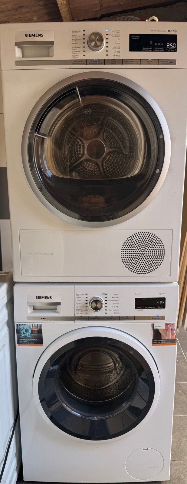 Siemens iQ700 set (Wasmachine + droger), Electroménager, Enlèvement ou Envoi, Comme neuf