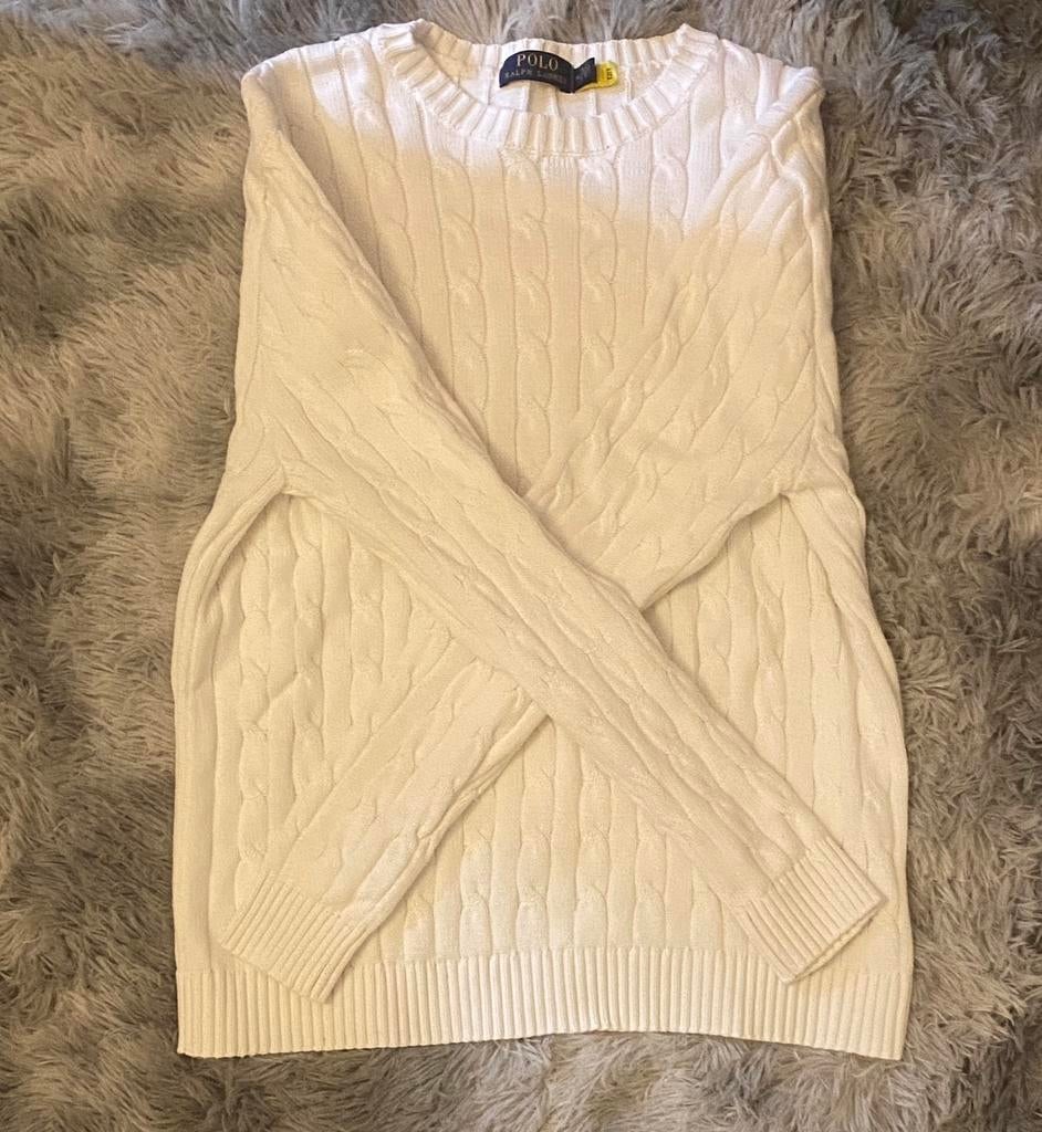 Trui van Ralph Lauren, Verzenden, Zo goed als nieuw, Maat 48/50 (M), Wit