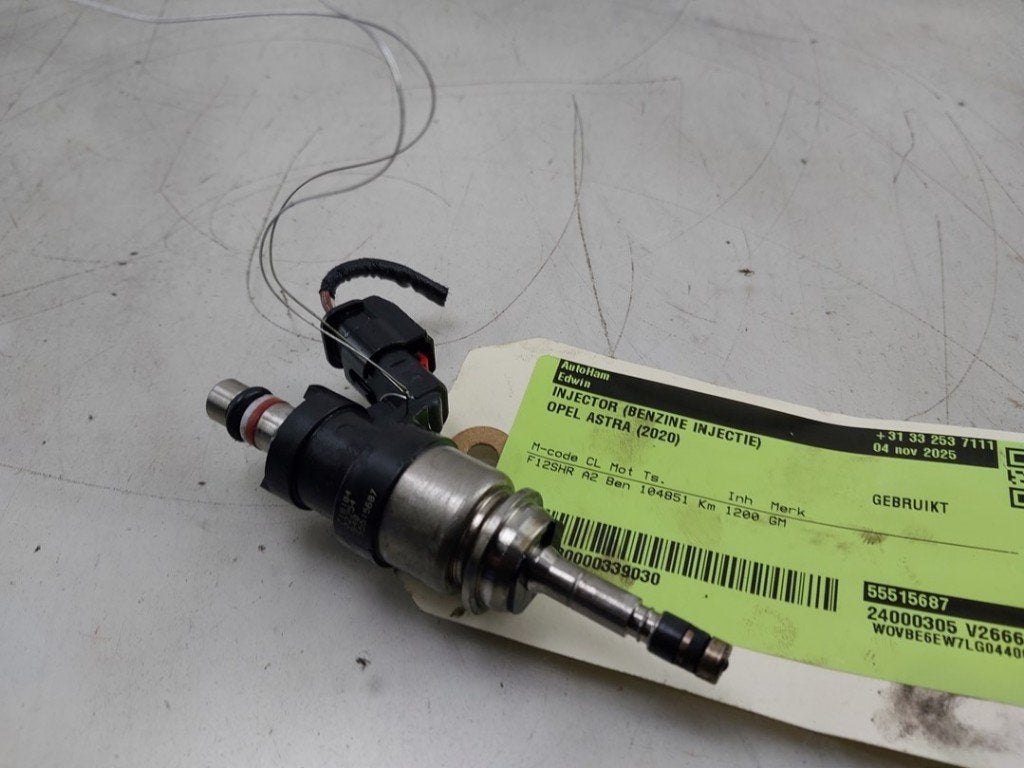INJECTOR BRANDSTOF Opel Astra K (|55515687|55492929|), Auto-onderdelen, Gebruikt, Opel