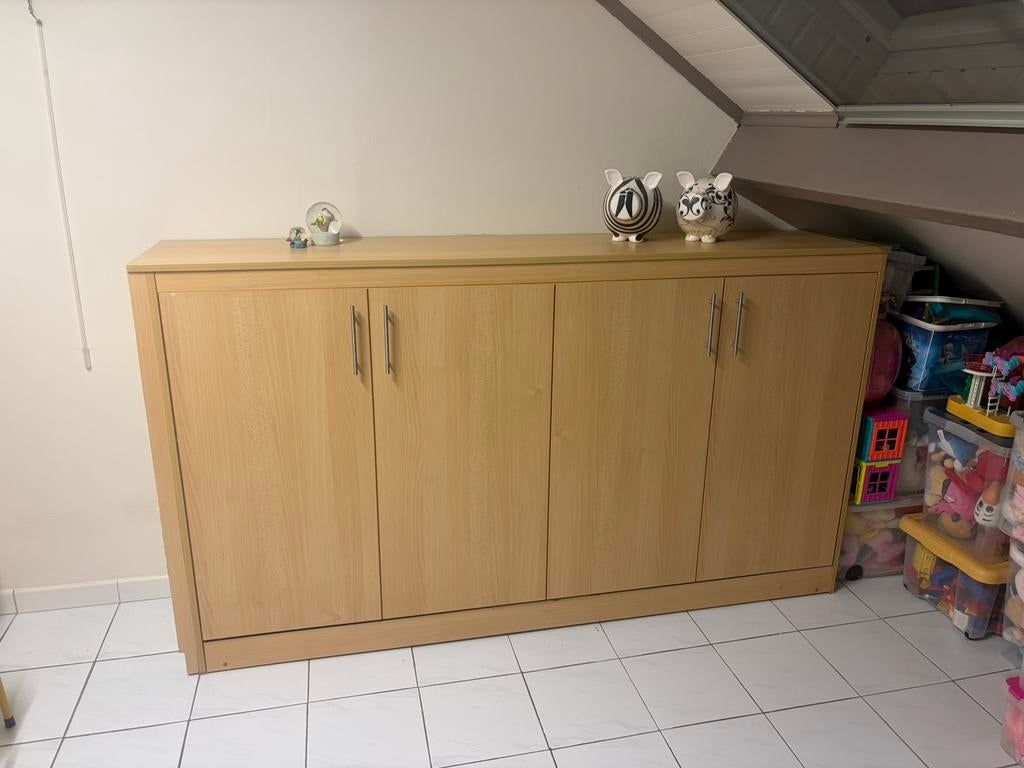 Kastbed opklapbed, Ophalen, Gebruikt