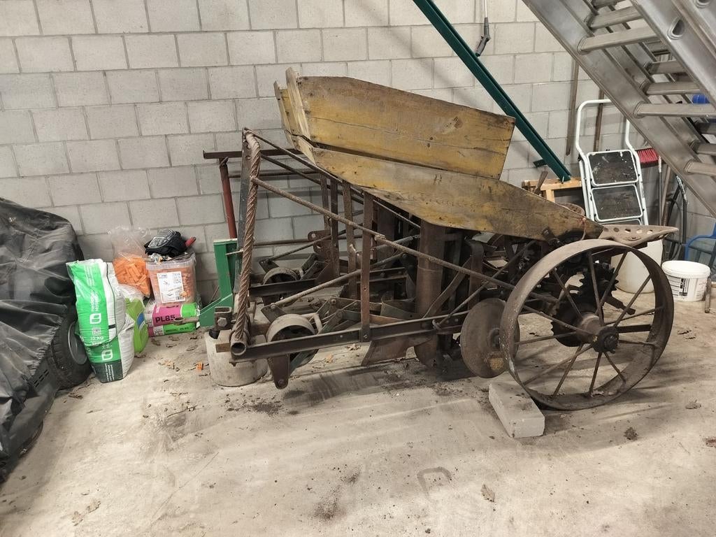 Aardappel planter 2 rijen + aanaarder, Ophalen, Aardappeltechniek
