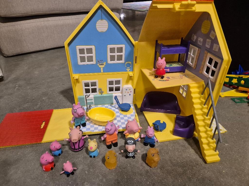 Peppa Pig luxe speelhuis, Kinderen en Baby's, Ophalen, Gebruikt, Plastic