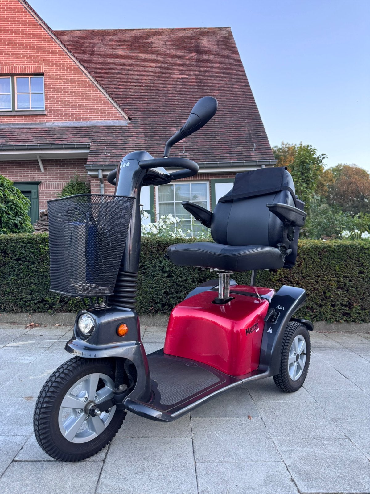 Voiturette électrique L & M Mezzo 3 Scootmobiel état neuf, Enlèvement ou Envoi, Pliant, Comme neuf, Fauteuil roulant électrique