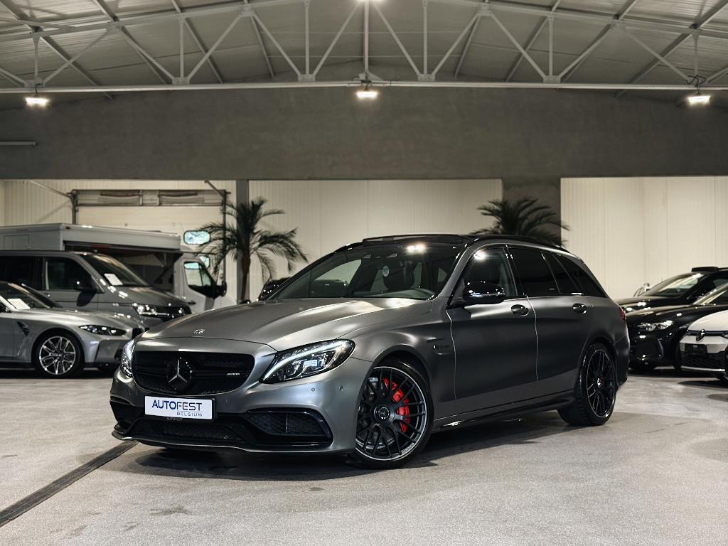 Mercedes-Benz C63 T AMG V8 Biturbo | Lichte Vracht  Garantie, Auto's, Automaat, Achterwielaandrijving, Leder, Bedrijf