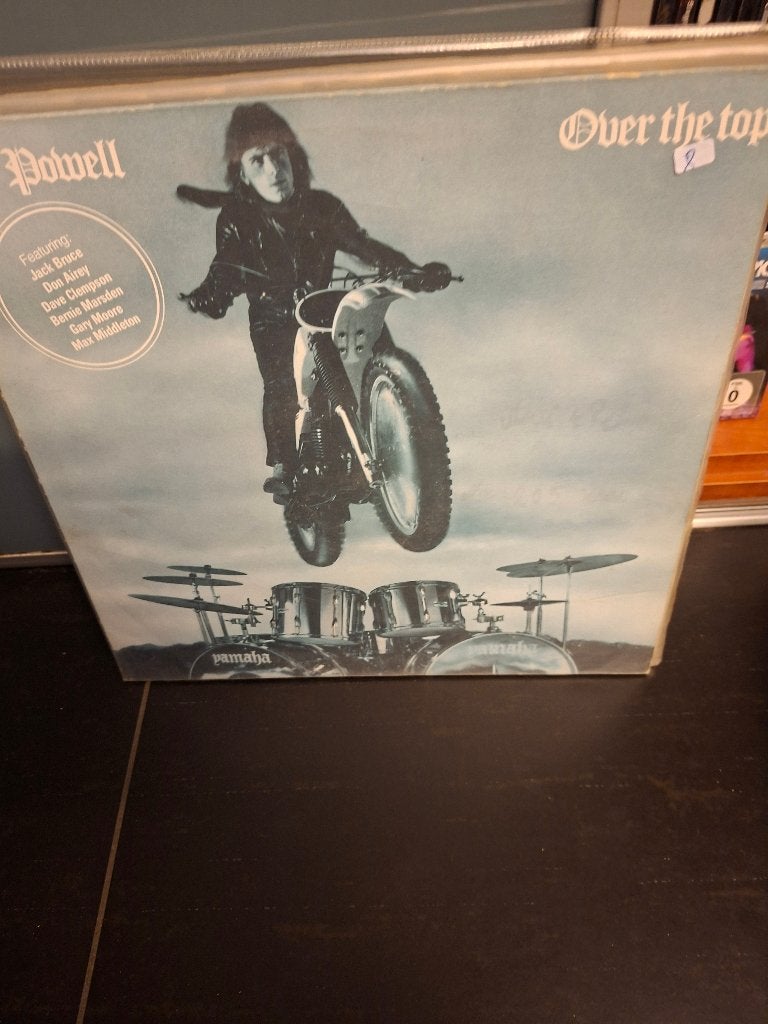 lp - cozy powell - over the top - bak 6, LP, Gebruikt, Hardrock, 12 inch