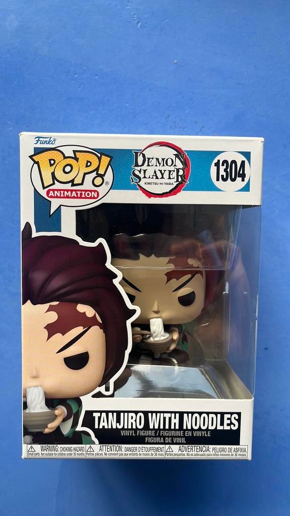 Funko Pop - Demon Slayer - Tanjiro with noodles, Verzamelen, Poppetjes en Figuurtjes, Ophalen, Zo goed als nieuw