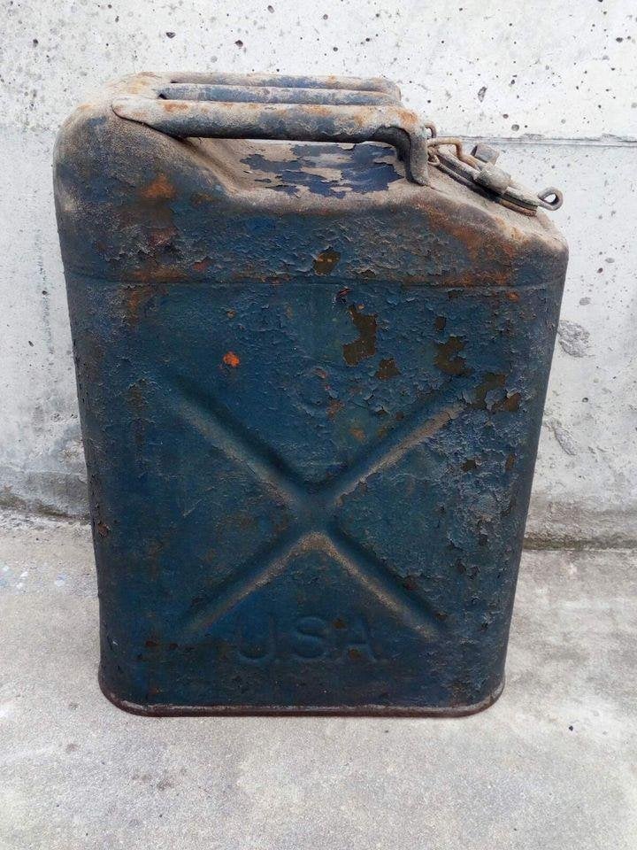 Originele Amerikaanse WOII benzinecontainer  – Willys Jeep, Enlèvement