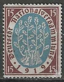 Duitsland 1919/1920 - Yvert 107 - Weimar Republiek  (ST), Postzegels en Munten, Verzenden, Gestempeld