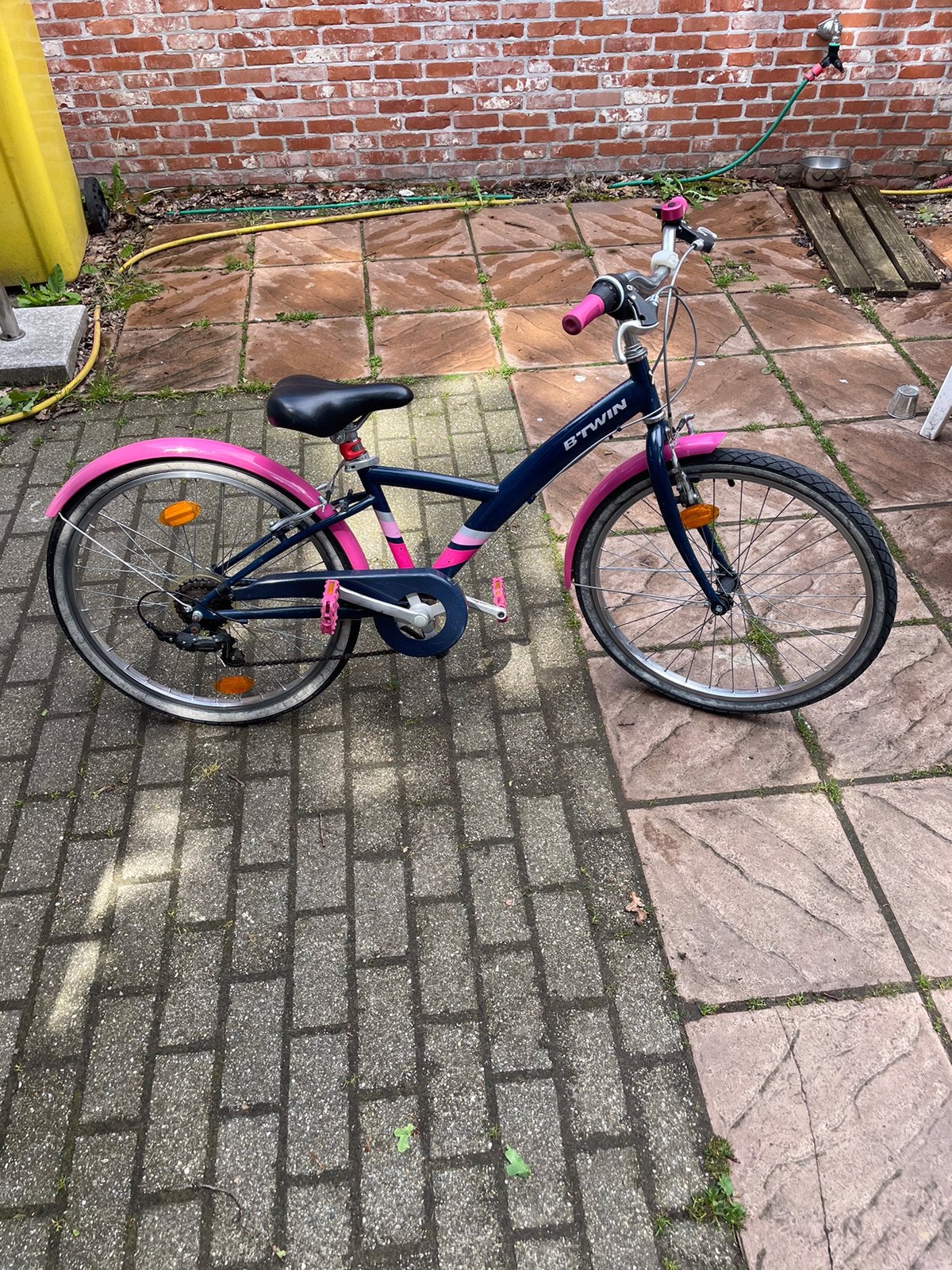 Meisjesfiets 24 inch Btwin, Ophalen, Zo goed als nieuw, 24 inch, Versnellingen