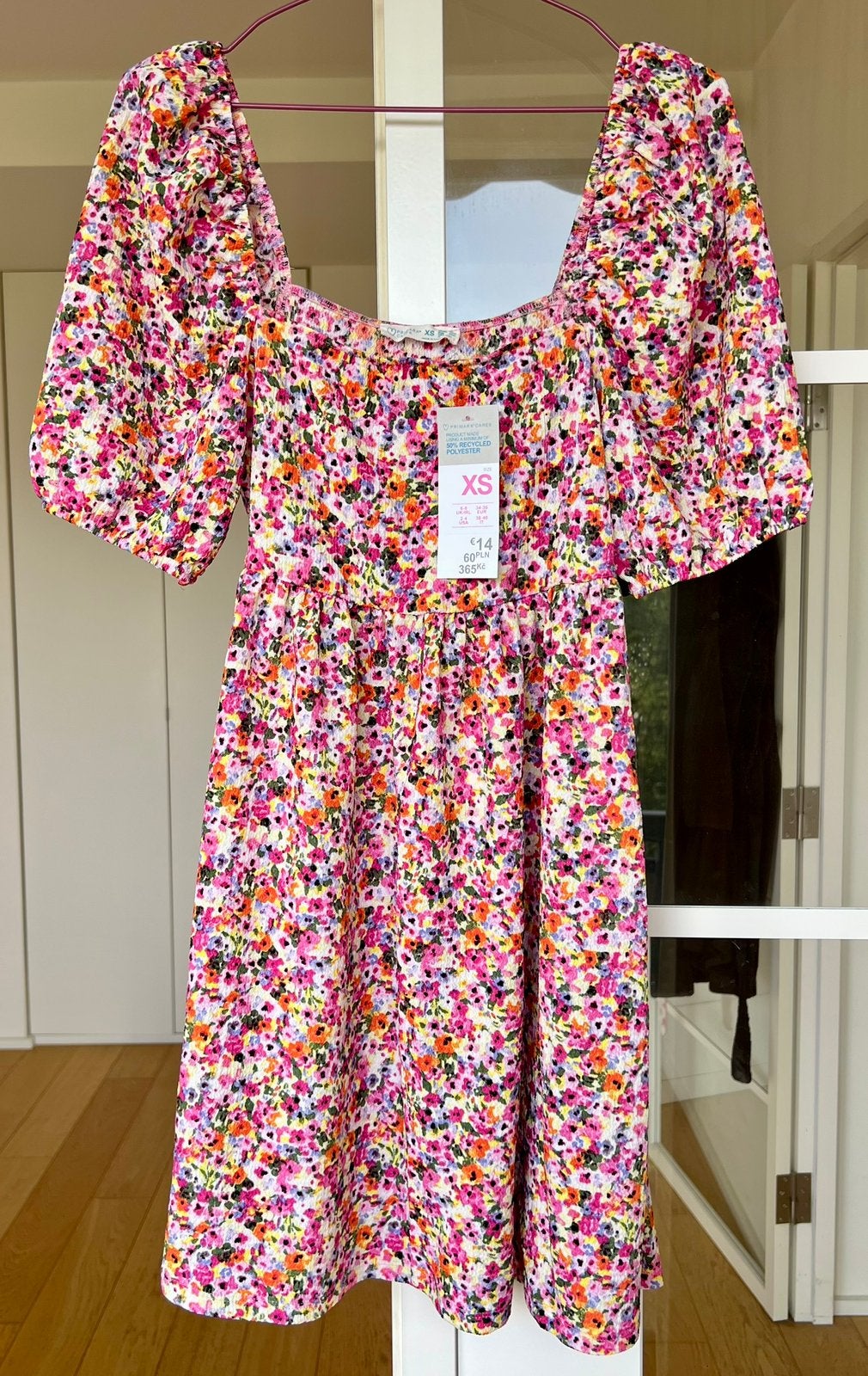 Robe fleurie, Envoi, Neuf, Taille 34 (XS) ou plus petite, Multicolore