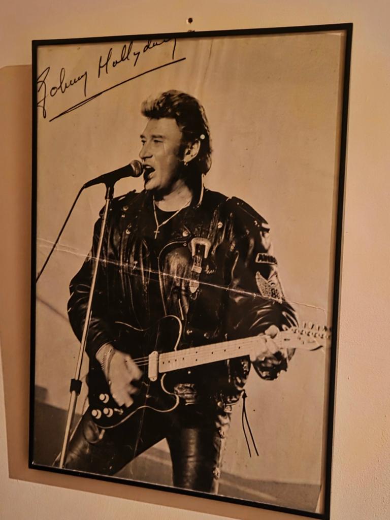 Foto gesigneerd door Le Taulier in 1990., Ophalen of Verzenden