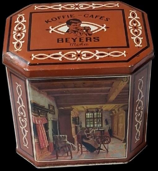 Beyers Moka koffieblik., Verzamelen, Ophalen of Verzenden, Gebruikt