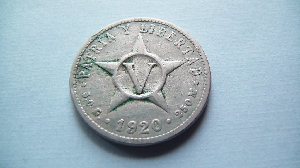 cuba 5 centavos 1920, Enlèvement