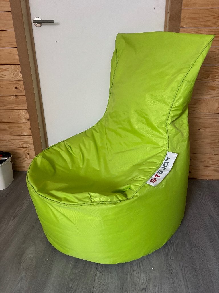 Zitzak, Huis en Inrichting, Zitzakken, Ophalen, Zo goed als nieuw, Groen, Zitzak