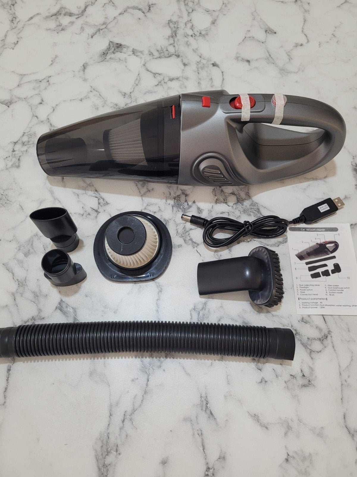 Aspirateur à main pour voiture, Elektronische apparatuur, Stofzuigers, Ophalen of Verzenden, Nieuw, Draadloos, Kruimeldief