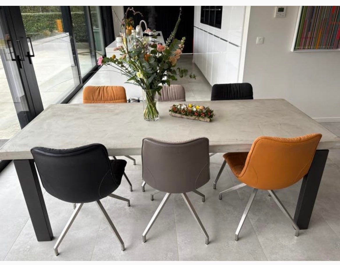 Tafel met stoelen, Huis en Inrichting, Tafels | Eettafels, Ophalen, Zo goed als nieuw