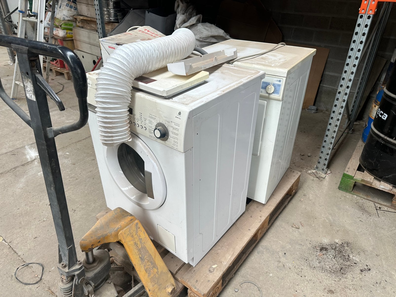 Wasmachine + droogkast, Elektronische apparatuur, Wasmachines, Ophalen, Gebruikt