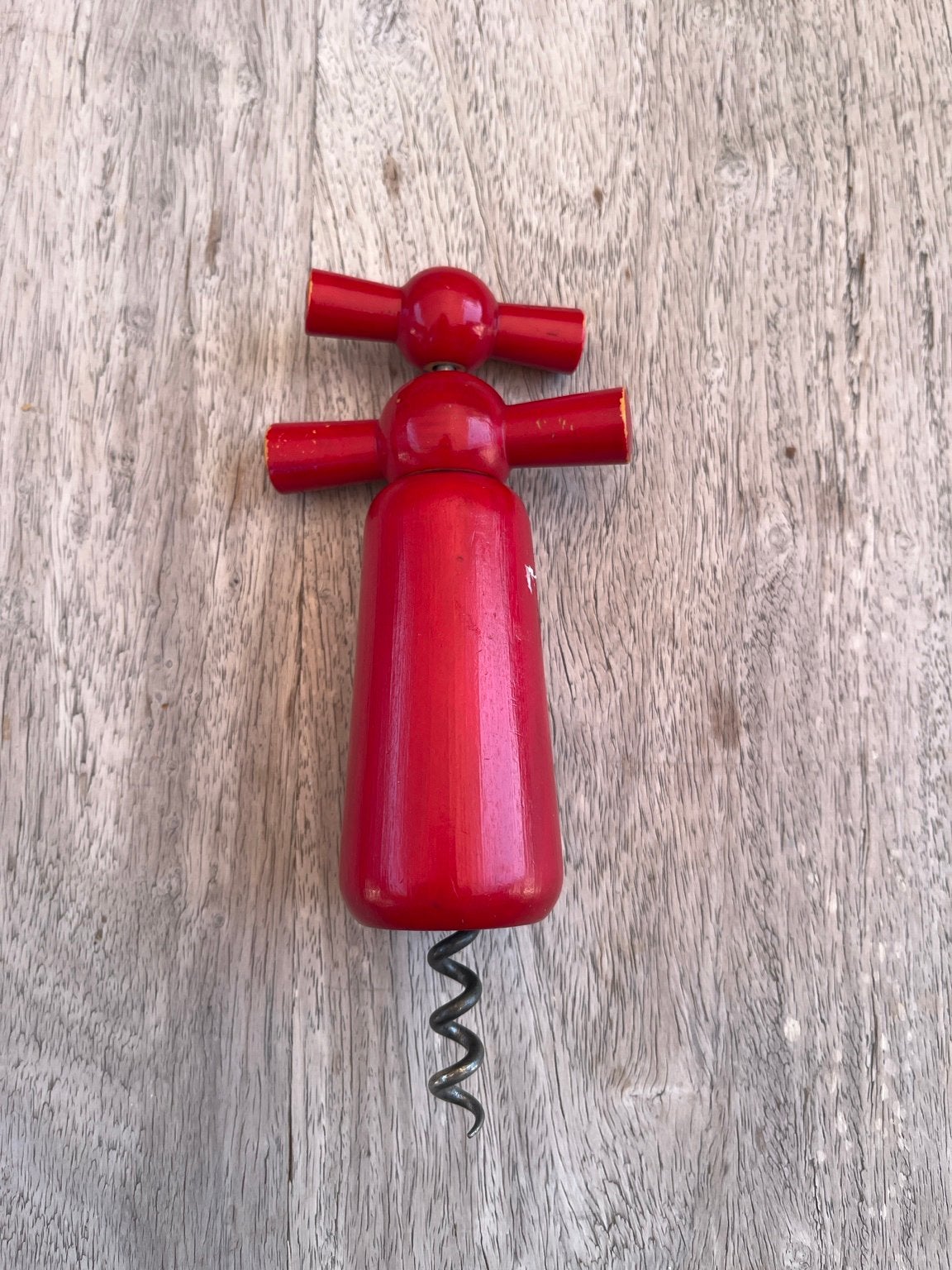 figuur-kurkentrekker van hout,, Enlèvement, Comme neuf, Bois