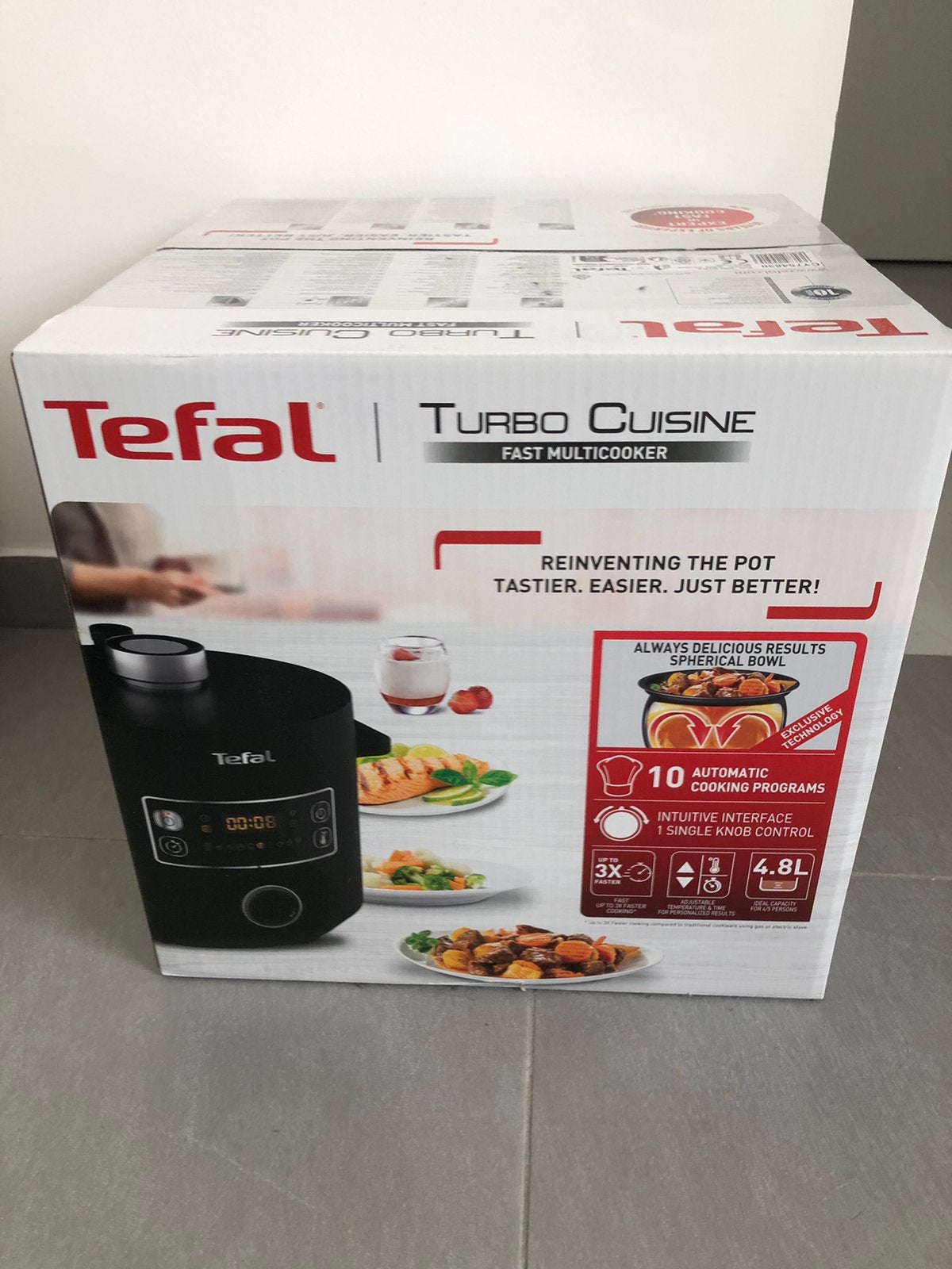 Tefal Turbo Cuisine, Ophalen of Verzenden, Nieuw, Airfryer